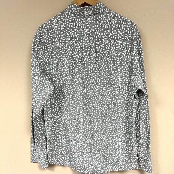 Penguin button down shirt with leaf print size XL - Picture 3 of 6